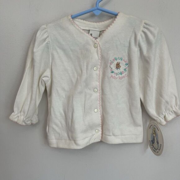 Vintage Baby Clothes From Beatrix Potter Peter Rabbit & Friends Long Sleeve M - Picture 1 of 12